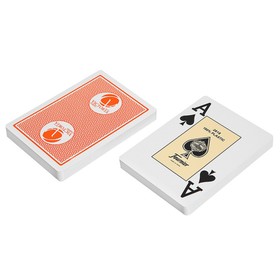 Карты "Fournier 2818 Casino Victoria", 100% пластик, оранжевая рубашка