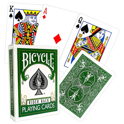 картинка Карты "Bicycle rider back standard poker plaing cards Green back" от магазина Gamesdealer.ru