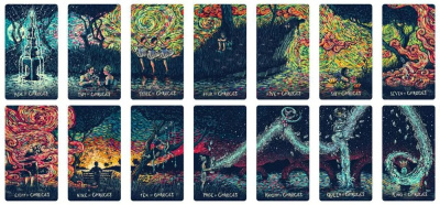 картинка Карты Таро "Prisma Visions Tarot" Reprint / Таро Призма видений TAROMANIA от магазина Gamesdealer.ru