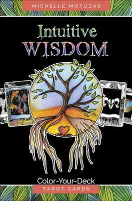 Карты Таро "Intuitive Wisdom Color Your Deck Tarot" Schiffer Publishing / Интуитивная мудрость Раск 