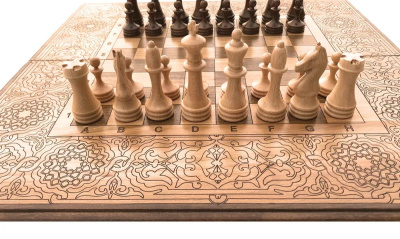 картинка Шахматы + нарды "Модерн 2" 50, Zakaryan от магазина Gamesdealer.ru