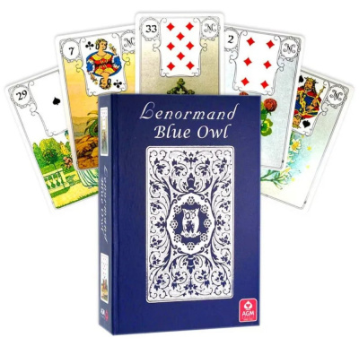 картинка Карты Таро "Mille Lenormand Blue Owl Premium Edition" / Колода Ленорман Синяя Сова Премиум Издание от магазина Gamesdealer.ru