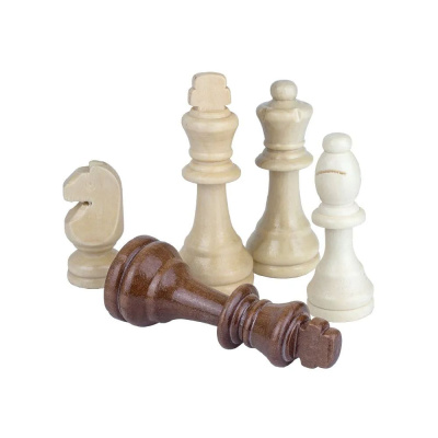 картинка Шахматные фигуры деревянные с подложкой Partida 8,9 см от магазина Gamesdealer.ru
