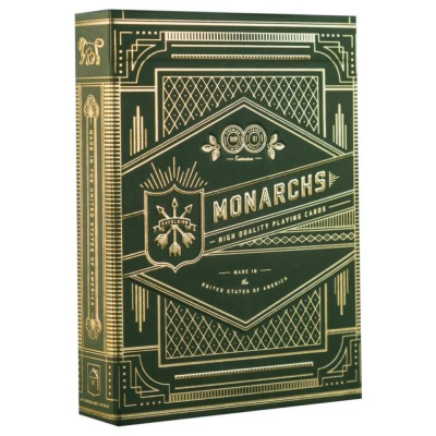 Карты "Theory11 Green Monarchs"