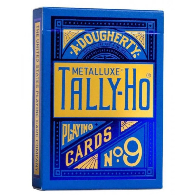 картинка Карты "Tally-ho Metal Standard index blue" от магазина Gamesdealer.ru