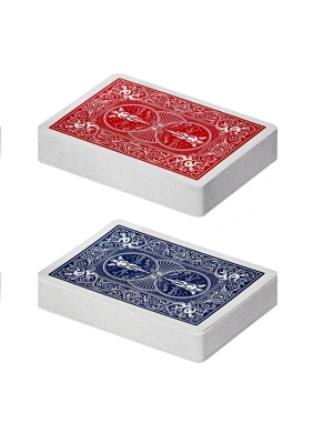 картинка Карты "Bicycle Pinochle Jumbo Index Red/Blue" от магазина Gamesdealer.ru