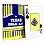 картинка Карты для покера "Texas Holdem" 100% пластик, синяя рубашка от магазина GamesDealer.ru
