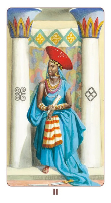 картинка Карты Таро "Mini Tarot - Afrikan American (new edition)" Lo Scarabeo / Мини-Таро - Африканское амери от магазина Gamesdealer.ru