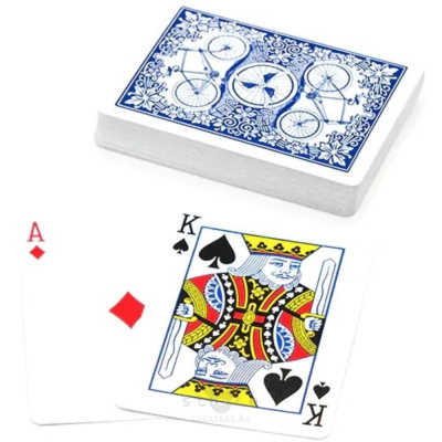 картинка Карты "Bicycle Standard League Back red/blue" от магазина Gamesdealer.ru