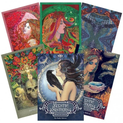 картинка Карты Таро "Mystic Sisters Oracle" US Games / Мистические сестры от магазина Gamesdealer.ru