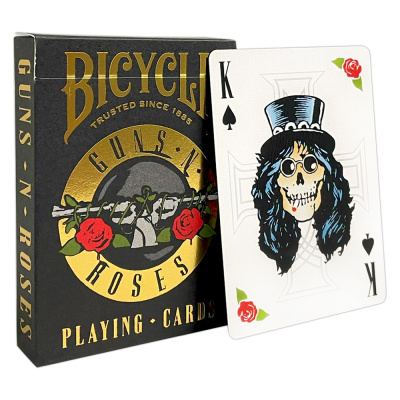 картинка Карты "Bicycle Guns N' Roses" от магазина Gamesdealer.ru