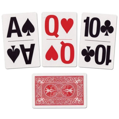 картинка Карты "Bicycle Large Print red" от магазина Gamesdealer.ru