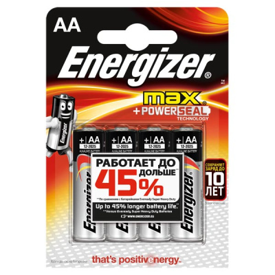 картинка Батарейки Energizer, 4шт, AA от магазина Gamesdealer.ru