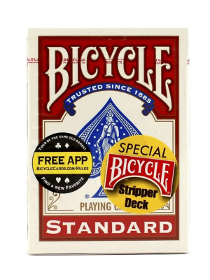Карты "Bicycle Stripper Deck red" / конусная колода
