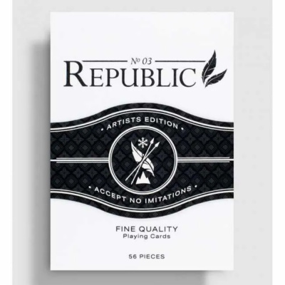 картинка Карты "Ellusionist Republics deck black" от магазина Gamesdealer.ru