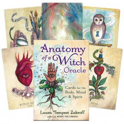 Карты Таро "Anatomy of a Witch Oracle Cards" Llewellyn / Оракул Анатомия Ведьмы