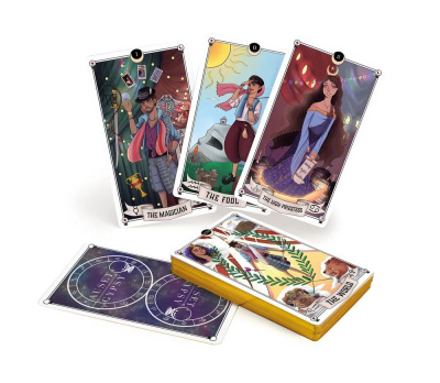 картинка Карты Таро "Auset Gypsy Tarot" RED Feather / Таро "Цыганское Аусет" от магазина Gamesdealer.ru