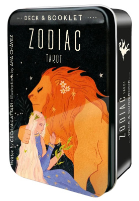 Карты Таро "Zodiac Tarot in a tin" US Games / Зодиакальные таро в жестяной банке