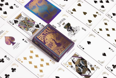 картинка Карты "Bicycle Peacock Purple Standard Index" от магазина Gamesdealer.ru