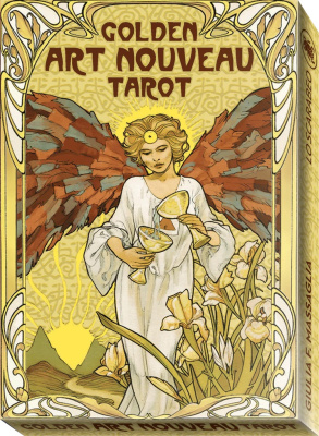 Карты Таро "Golden Art Nouveau Tarot Grand Trumps 22 Cards" Lo Scarabeo / Золотой козырь Таро 