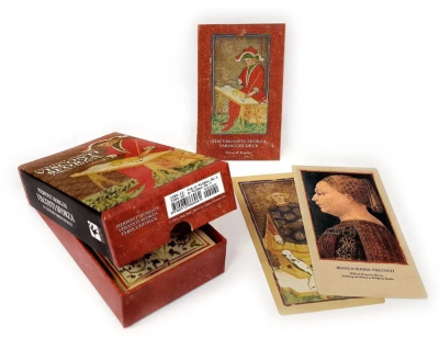 картинка Карты Таро "Visconti-Sforza Tarot" US Games / Таро Висконти Сфорца Пьерпонт Морган от магазина Gamesdealer.ru
