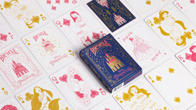 картинка Карты "Bicycle Disney Princess Navy" от магазина Gamesdealer.ru