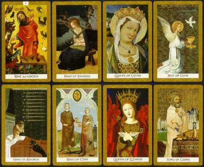 картинка Карты Таро "Golden Tarot by Kat Black" US Games / Золотое Таро от магазина Gamesdealer.ru
