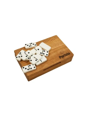 картинка Домино в шкатулке из ясеня Partida от магазина Gamesdealer.ru