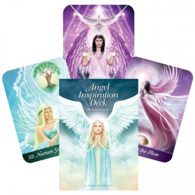картинка Карты Таро "Angel Inspiration Deck" US Games / Карты Ангельского Вдохновения от магазина Gamesdealer.ru