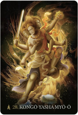 картинка Карты Таро "The Esoteric Buddhism of Japan Oracle Cards" Blue Angel / Эзотерический Буддизм Японии О от магазина Gamesdealer.ru