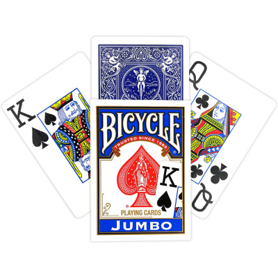 картинка Карты "Bicycle Rider Back International Jumbo Index Blue" от магазина Gamesdealer.ru