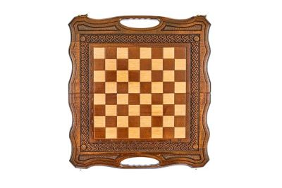 картинка Шахматы + нарды резные Бриз-2 50, Haleyan от магазина Gamesdealer.ru