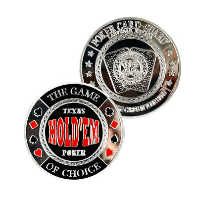 Карт-протектор Card Guard "TEXAS HOLD'EM POKER (SILVER)"