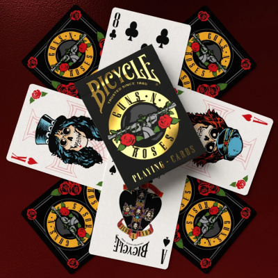 картинка Карты "Bicycle Guns N' Roses" от магазина Gamesdealer.ru