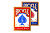 картинка Карты "Bicycle Standard League Back red/blue" от магазина GamesDealer.ru
