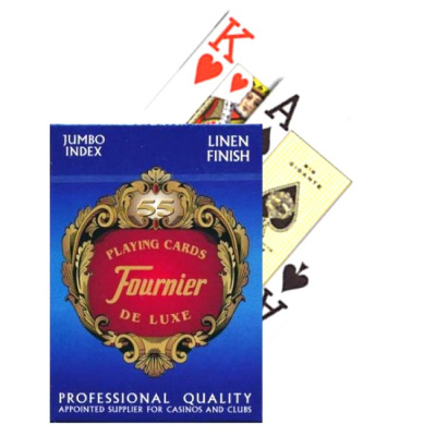 картинка Карты Fournier no 818 g - linen finish red/blue от магазина Gamesdealer.ru