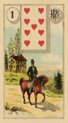 картинка Карты Таро "Grand Tableau Lenormand Oracle Cards" Lo Scarabeo / Оракул Ленорман Гранд Табло от магазина Gamesdealer.ru