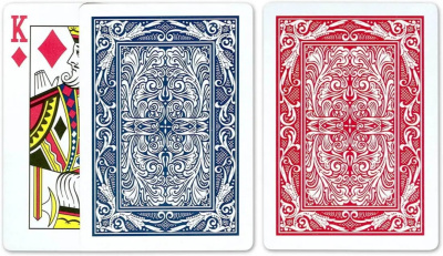 картинка Карты "Maverick Standard Index Red/blue" от магазина Gamesdealer.ru