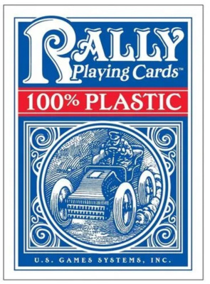 Карты "100% Plastic Rally Playing Сards blue"