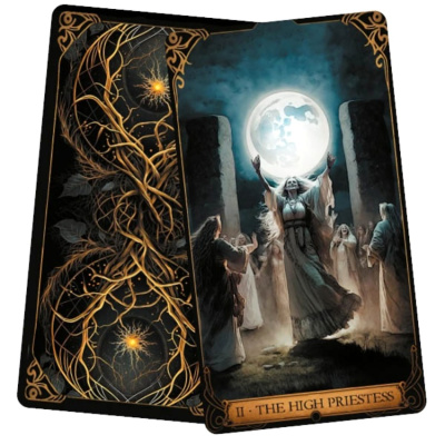 картинка Карты Таро "Druidic Tarot" Lo Scarabeo / Пантеон Друидов Таро от магазина Gamesdealer.ru