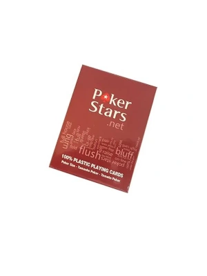 картинка Карты «Poker Stars» Copag 100% пластик, красные от магазина Gamesdealer.ru
