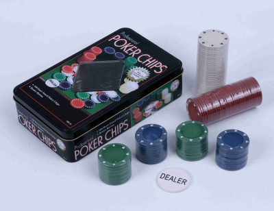 картинка 100 Фишек Для Покера Holdem Light с номиналом от магазина Gamesdealer.ru