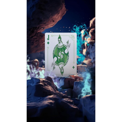 картинка Карты "Bicycle Disney Villains Standard Index green" от магазина Gamesdealer.ru
