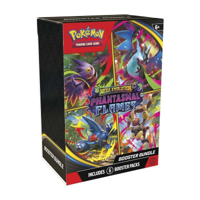 Pokemon Mega Evolution: Phantasmal Flames Booster Bundle (ENG) Набор бустеров Покемон
