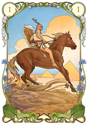 картинка Карты Таро "Egyptian Lenormand Oracle" Lo Scarabeo / Египетский Оракул Ленорман Открывает Карты от магазина Gamesdealer.ru