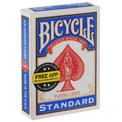 Карты "Bicycle Blank Face Blue Back"