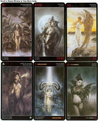 картинка Карты Таро "Royo Royo Dark Tarot" Италия Lo Scarabeo / Тёмное Ройо от магазина Gamesdealer.ru