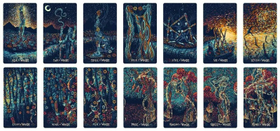 картинка Карты Таро "Prisma Visions Tarot" Reprint / Таро Призма видений TAROMANIA от магазина Gamesdealer.ru