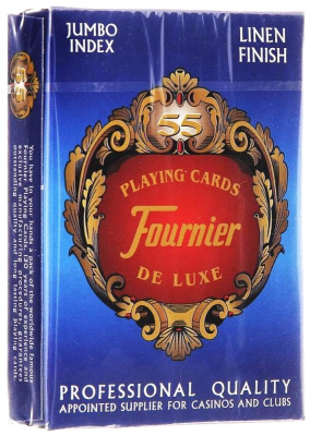 картинка Карты Fournier no 818 g - linen finish red/blue от магазина Gamesdealer.ru