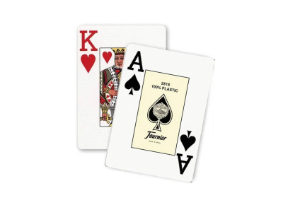 картинка Карты "Fournier 2818 orange" 100% пластик от магазина Gamesdealer.ru